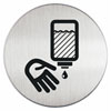Piktogramme rund Symbol: H�nde desinfizieren