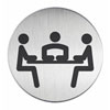 Piktogramme rund Symbol: Konferenz