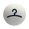 Piktogramme rund Symbol: Garderobe