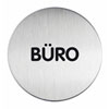 Piktogramme rund Aufschrift: B�RO