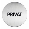 Piktogramme rund Aufschrift: PRIVAT