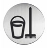 Piktogramme rund Symbol: Abstellraum