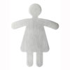 Piktogramme Symbol Dame (ausgestanzte Figur)