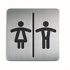 Piktogramme eckig Symbol: WC Damen und Herren