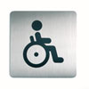 Piktogramme eckig Symbol: WC Behinderte
