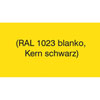 RAL 1023 / Kern schwarz
