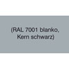 RAL 7001 / Kern schwarz