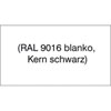 Thermograv-Schild, blanko f�r Kennflex Schildertr�ger aus PBT und ABS