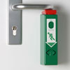 GfS EH-T�rw�chter f�r T�rdr�cker mit Voralarm-Modul Geh�use gr�n nach RAL 6029, mit Profilhalbzylinder,