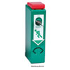 GfS Einhand (EH)-T�rw�chter mit Voralarm-Modul Geh�use gr�n nach RAL 6029, mit Profilhalbzylinder,