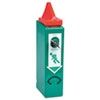 GfS Einhand (EH)-T�rw�chter f�r Panikstangen mit Voralarm-Modul Geh�use gr�n nach RAL 6029, mit Profilhalbzylinder,