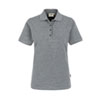 Berufsbekleidung Poloshirts HAKRO Damen-Poloshirt 'CLASSIC', grau-meliert ,