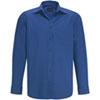 Hemden Arbeitshemden HAKRO Arbeitshemd 'Performance', Langarm, royalblau,