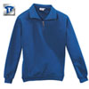 Berufsbekleidung Sweatshirt HAKRO Zip-Sweatshirt, royalblau,