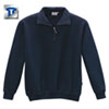 Berufsbekleidung Sweatshirt HAKRO Zip-Sweatshirt, dunkelblau,