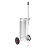 M�ll-Caddy Hailo Abfallsammler, fahrbar, Aluminium-Konstruktion,