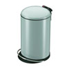 Abfallsammler Treteimer 16 Liter, Geh�use und Deckel aus Stahlblech, silber,