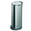 Abfallsammler Treteimer 26 Liter, Geh�use und Deckel aus Edelstahl,