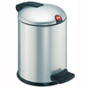 Abfallsammler Treteimer 4 Liter, Geh�use und Deckel aus Stahlblech, silber,