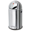 Gro�raumabfallboxen Kickmaxx 35 Liter, Geh�use, Haube u. Klappe: Edelstahl,