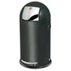 Gro�raumabfallboxen Kickmaxx 35 Liter, Geh�use, Haube: Stahlblech, schwarz,