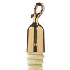 Gurtabsperrsystem GANGWAY Polypropylenseil, Farbe: beige
