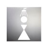 T�rschilder aus Edelstahl Symbol 'Damendusche', selbstklebend,