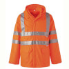 Warnschutzkleidung Warnschutzjacken PLANAM Warnschutz-Regenjacke, orange