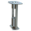 Ascher - Raucher-Stehtische integrierter Edelstahl-Ascher, Aufsatz selbstverl�schend
