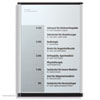 SIGN EX Infotafeln  stabile Aluminiumprofile an den Seiten,