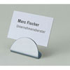 Infohalter Graphic Line aus Edelstahl, 
