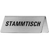 Tischaufsteller Graphic Line Text: Stammtisch
