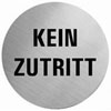 Piktogramm Graphic Line Text: Kein Zutritt