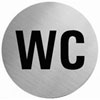Piktogramm Graphic Line Text: WC