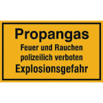 Schilder f�r Gas- und Heizungsanlagen