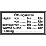 Schilder f�r Gastst�tten und Hotels