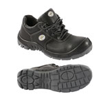 Sicherheitsschuhe Fu�schutz S3 WORTEC LENNY Halbschuh, schwarz, Sohle grau-schwarz,
