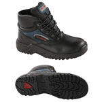 Sicherheitsschuhe Fu�schutz S2 ELTEN BEN Stiefel, schwarz-blau, antistatische Brandsohle,
