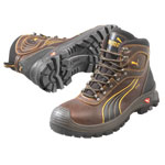 Sicherheitsschuhe Fu�schutz S3 HRO PUMA Stiefel, Farbe: braun-schwarz, m. Kunststoffkappe,
