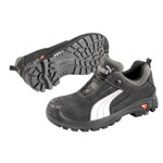 Sicherheitsschuhe Fu�schutz S3 HRO PUMA Halbschuh, Farbe: schwarz-wei�, m. Kunststoffkappe,