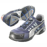 Sicherheitsschuhe Fu�schutz S1 P HRO PUMA Motion Protect, Halbschuh, blau-silber, Kunststoffkappe,