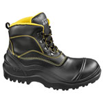 Sicherheitsschuhe Fu�schutz S5 StopRain Sicherheitsstiefel, schwarz-gelb,