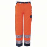 Warnschutzkleidung Warnschutzhosen PLANAM Warnschutz-Bundhose, orange-marine