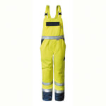 Warnschutzkleidung Warnschutzhosen PLANAM Warnschutz-Latzhose, gelb-marine