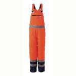 Warnschutzkleidung Warnschutzhosen PLANAM Warnschutz-Latzhose Winter, orange-marine,