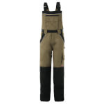 Arbeitshosen Latzhosen PLANAM Latzhose Plaline, beige-schwarz,