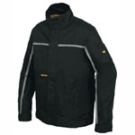 CATERPILLAR Arbeitsjacke Arbeitsjacke, schwarz, verdeckter 2-Wege-Rei�verschluss,