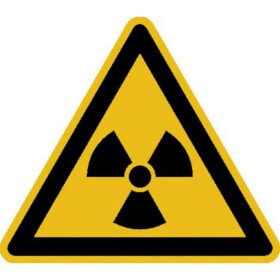 Warnschild Warnung vor radioaktiven Stoffen...
