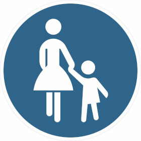 Verkehrsschild nach StVO - Nr. 239 Sonderweg Fu�g�nger