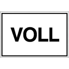 Hinweisschild zur Betriebskennzeichnung Voll